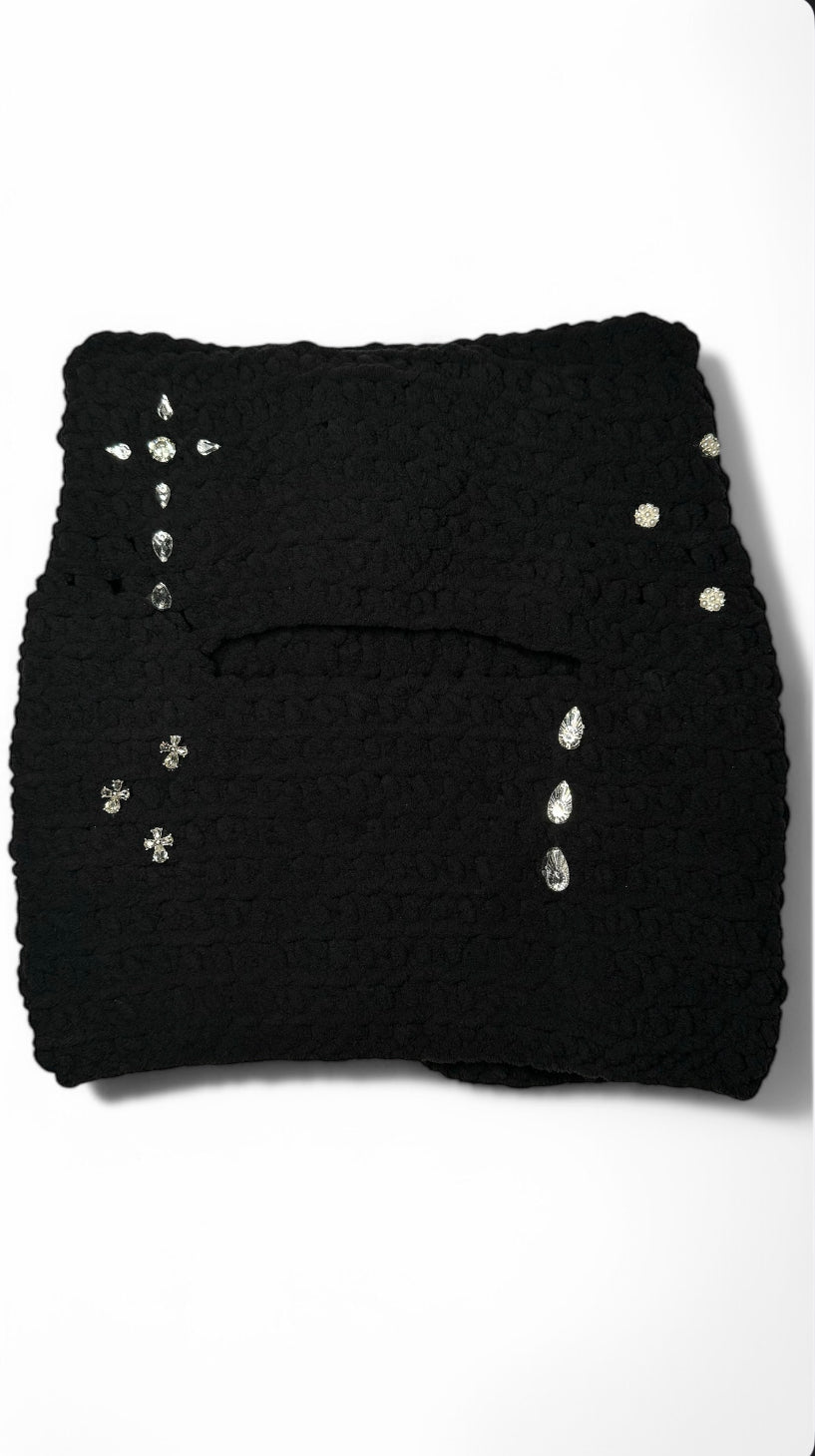 Black cross balaclava