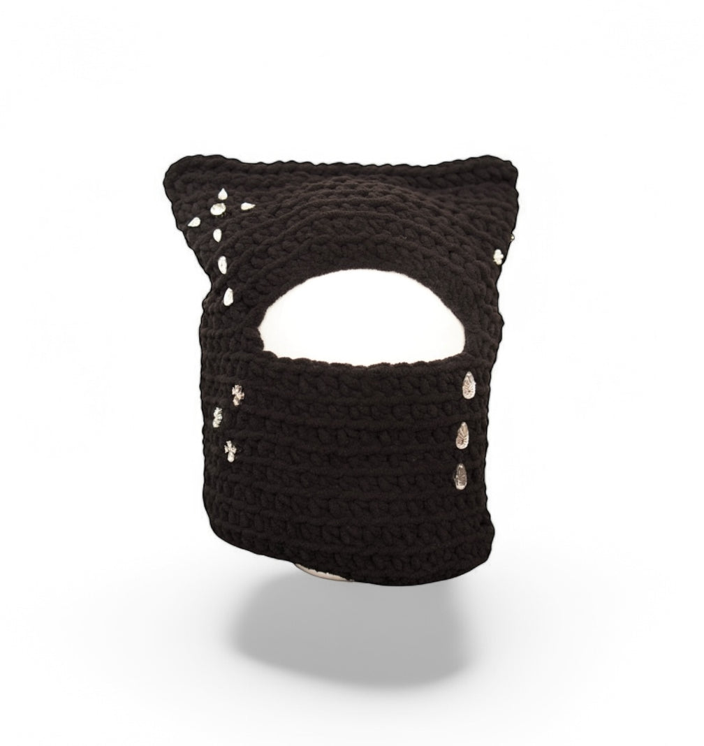 Black cross balaclava